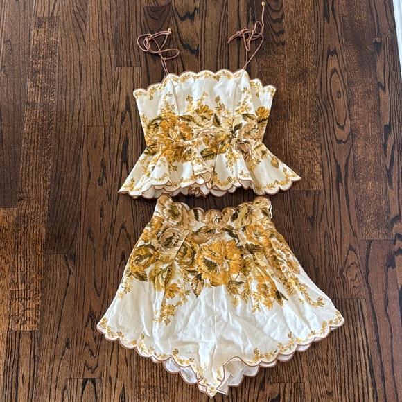 ZIMMERMANN Aliane Scallop Top & Short Set - Picture 5 of 10